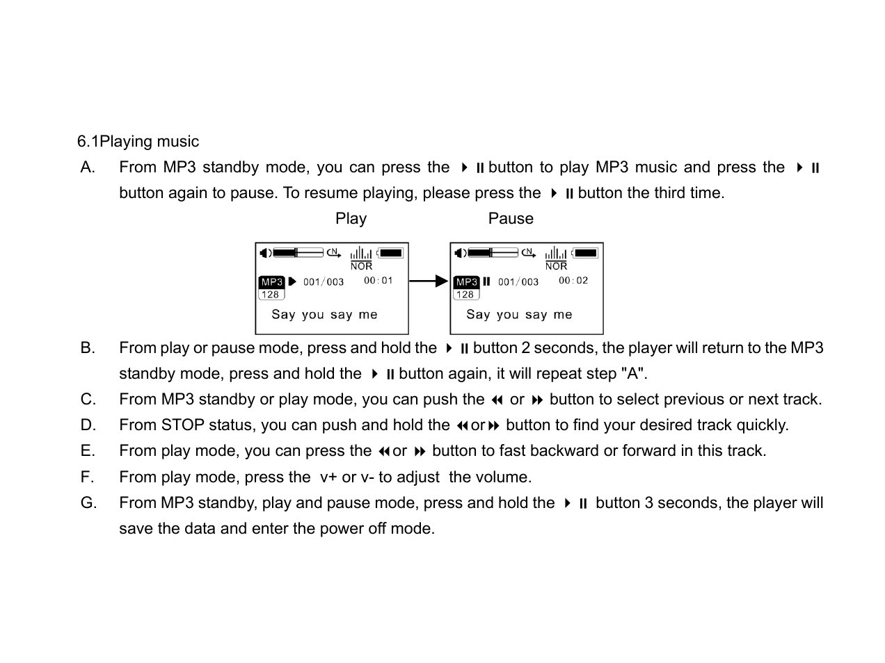 How to use the mp3 player | X-Micro Tech. EVA 310 User Manual | Page 14 / 29