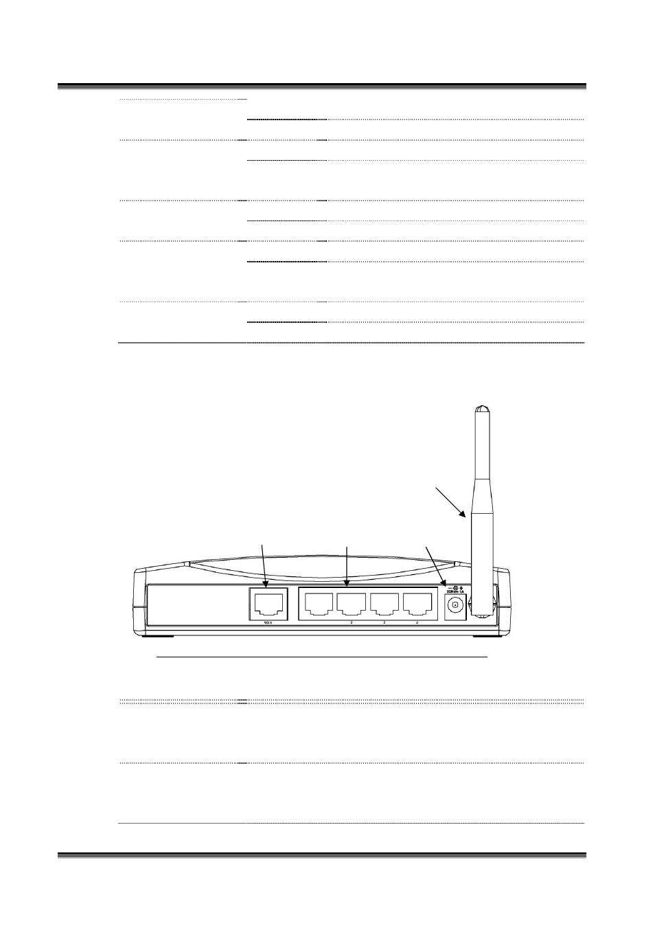 Rear panel description, Anel, Escription | 5 rear panel description | X-Micro Tech. WL-1502 User Manual | Page 9 / 42