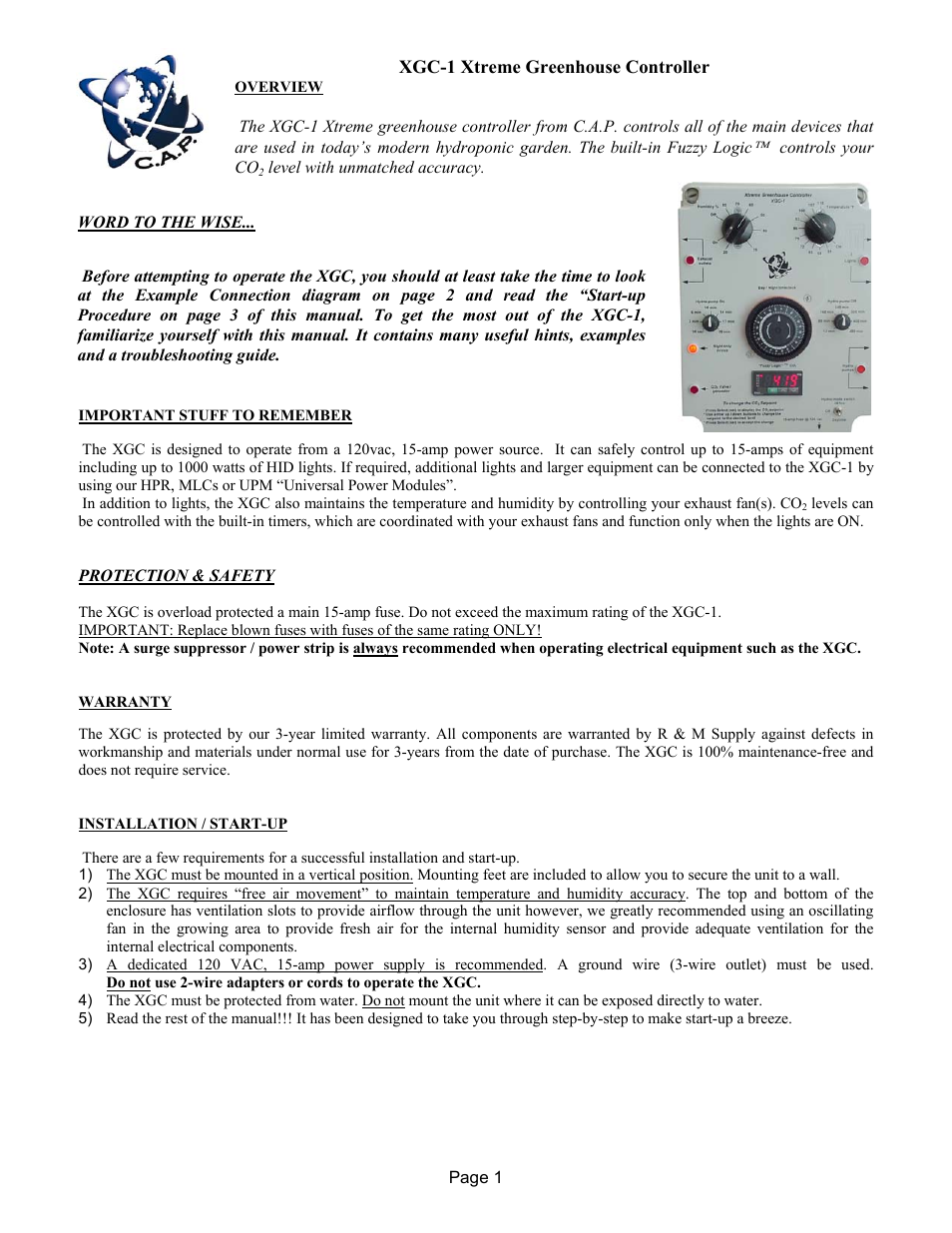 XtremeMac XGC-1 User Manual | 11 pages