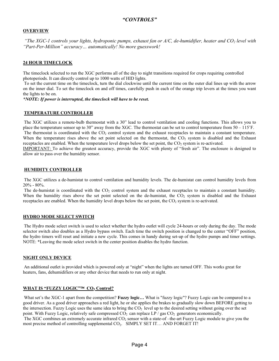 Controls | XtremeMac XGC-1 User Manual | Page 4 / 11
