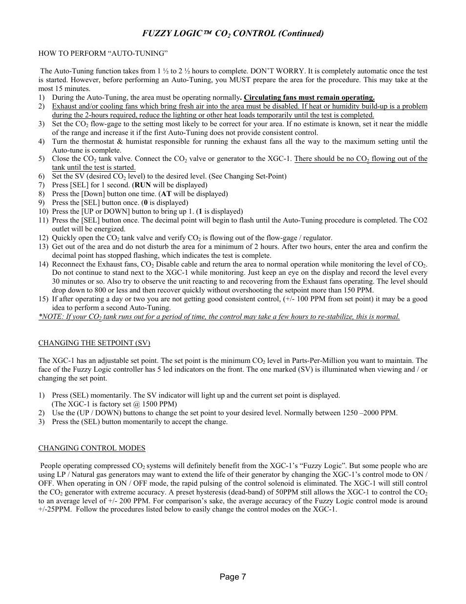 Fuzzy logic, Control (continued) | XtremeMac XGC-1 User Manual | Page 7 / 11