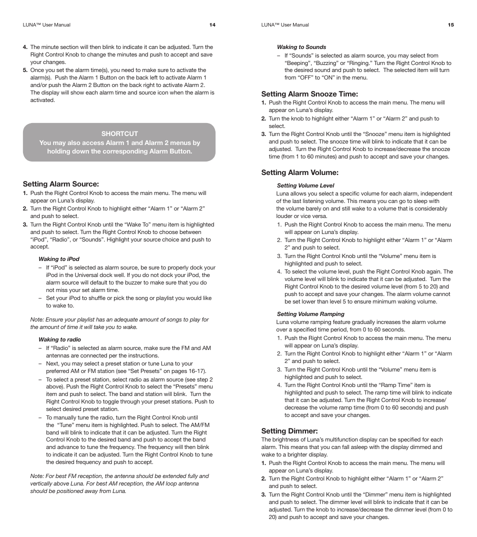 XtremeMac Luna Room Audio System User Manual | Page 8 / 13
