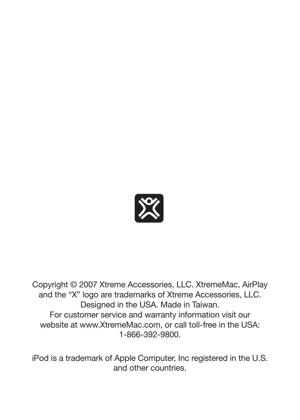 XtremeMac Airplay Boost User Manual | Page 7 / 7