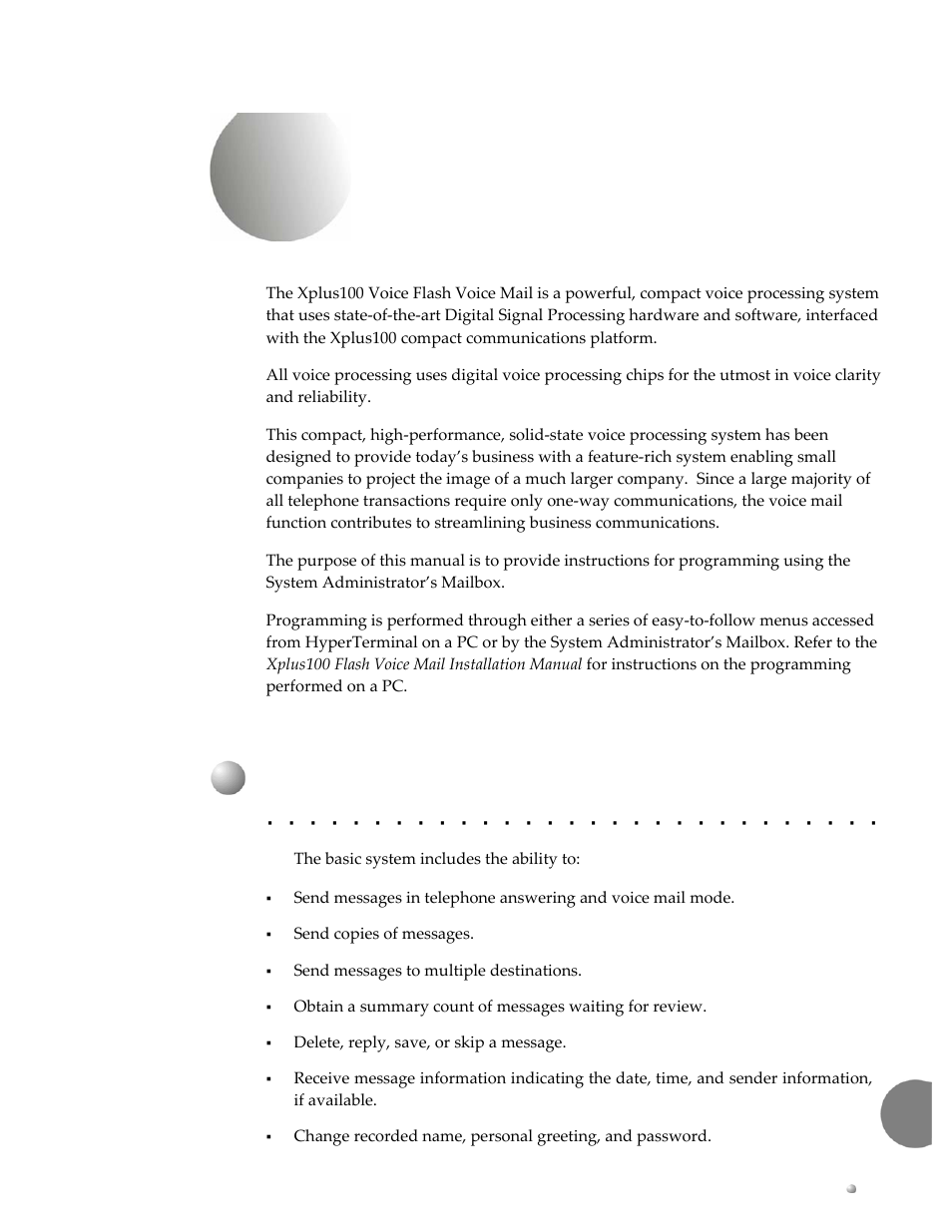 Xblue Networks XPLUS100 User Manual | Page 5 / 24