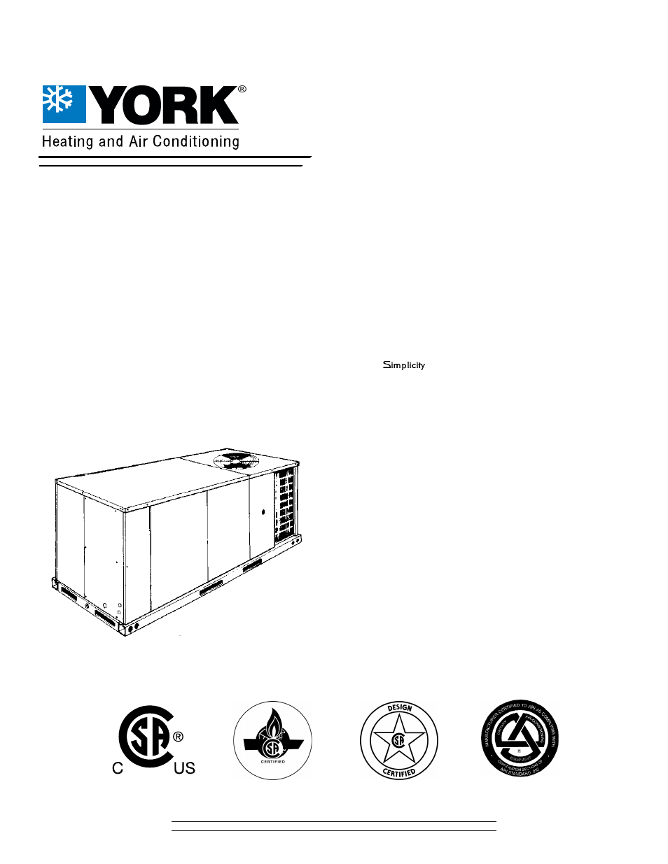 York DM 060 User Manual | 40 pages