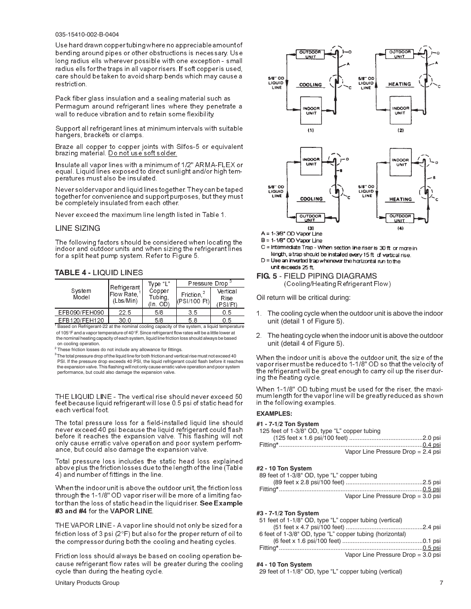York E2FB120 User Manual | Page 7 / 16