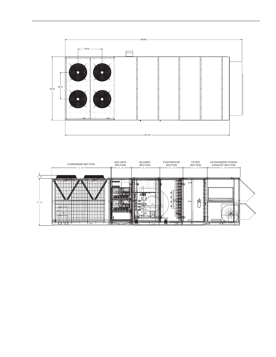 Figure 33 - millennium overhead view, Figure 34 - millennium major component layout, 33 millennium overhead view | 34 millennium major component layout | York Y33 User Manual | Page 85 / 96