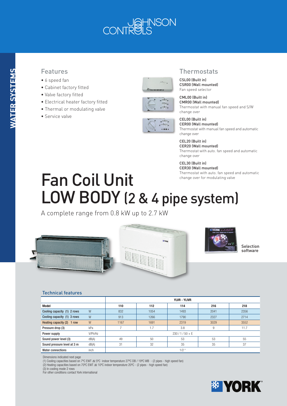 York 110 User Manual | 6 pages