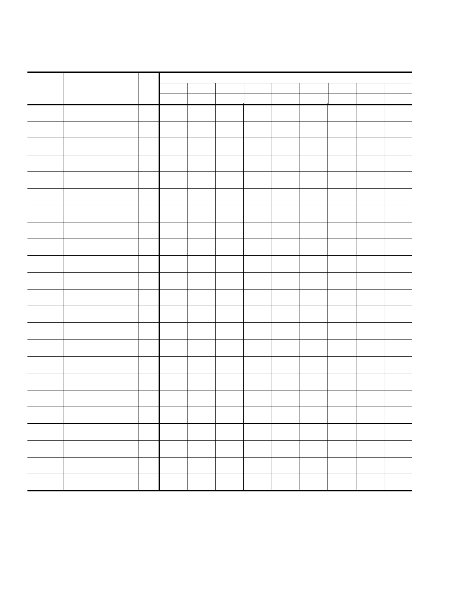 10 side supply air blower performance, 208/230 volts | York DNP036 User Manual | Page 16 / 36