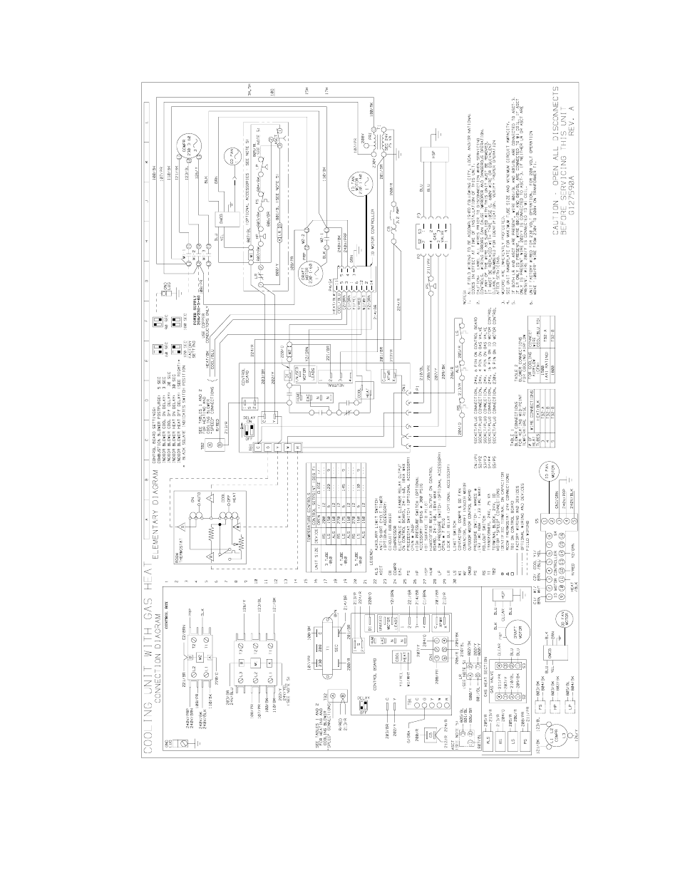 Typical wiring diagram d*np 060 (208/230-3-60, Power supply) | York DNP036 User Manual | Page 29 / 36