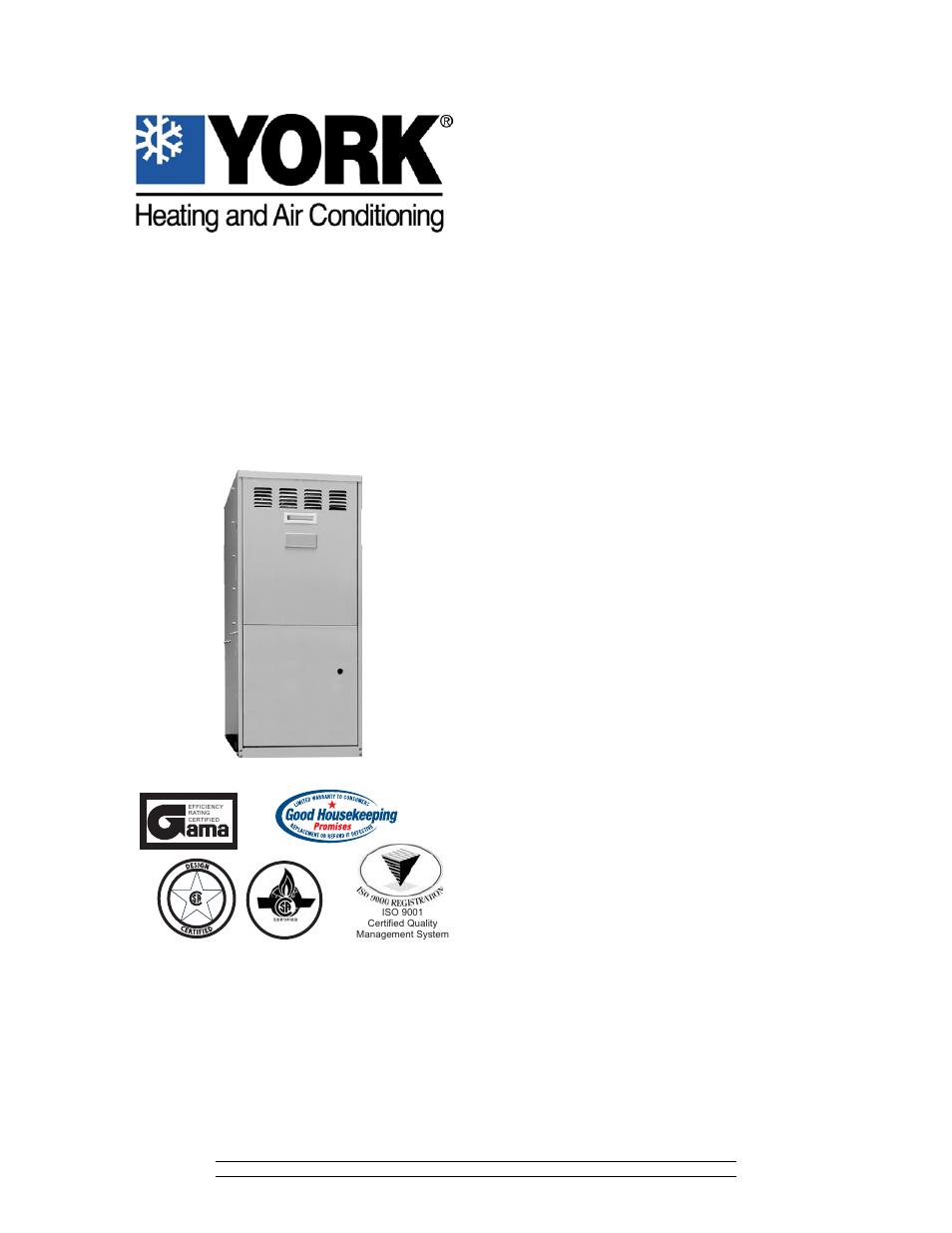 York LY8S User Manual | 8 pages