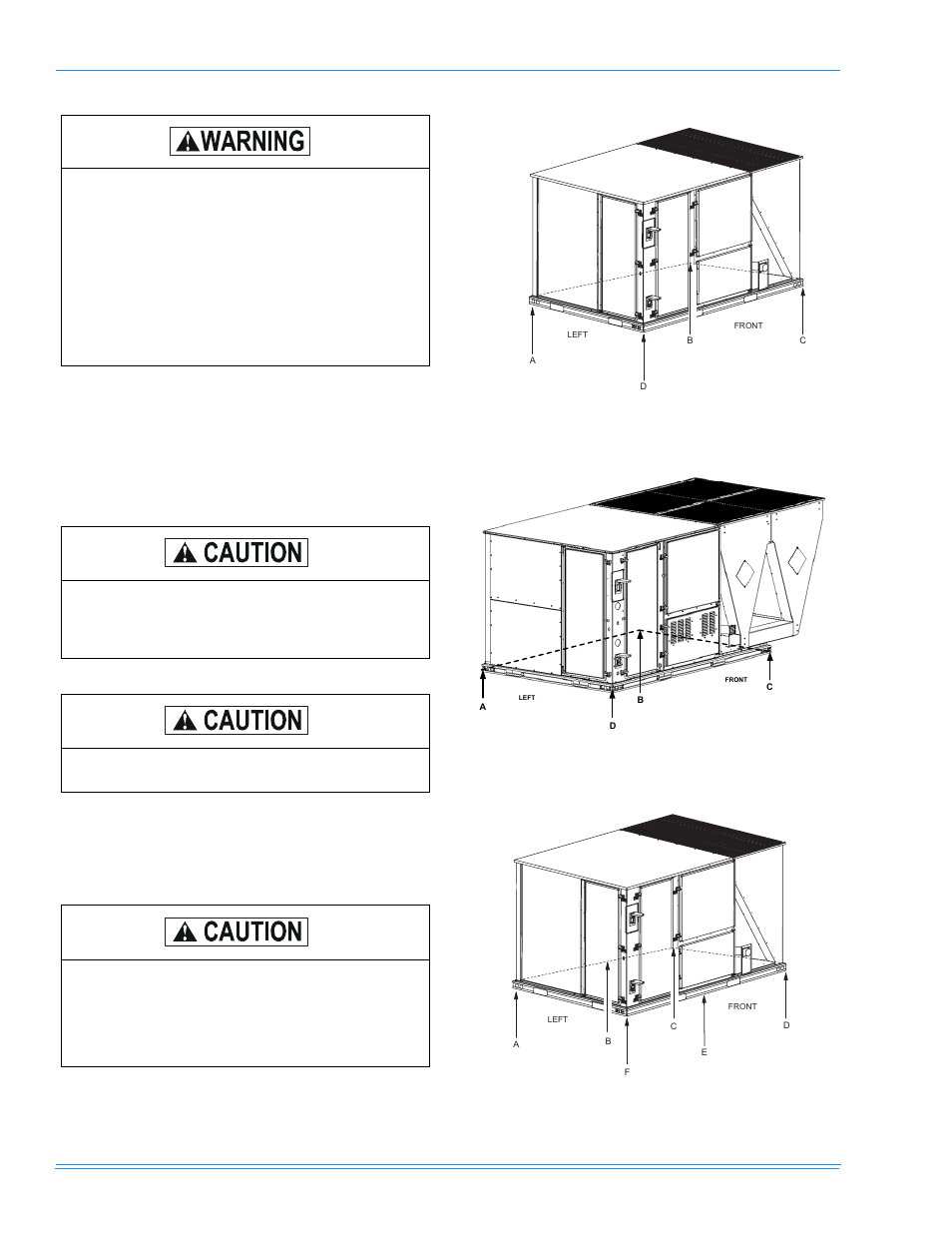 Rigging and handling | York PREDATOR DR120 User Manual | Page 12 / 72