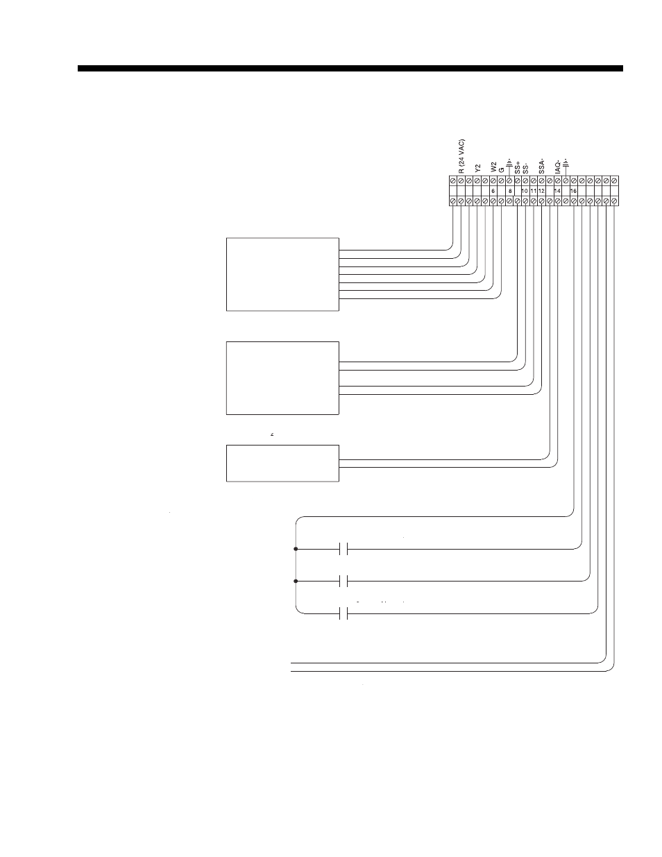 Field control wiring, Fig. 4 – field control wiring, Sensor | Space sensor 7 wire thermostat | York ECO R-22 User Manual | Page 63 / 76