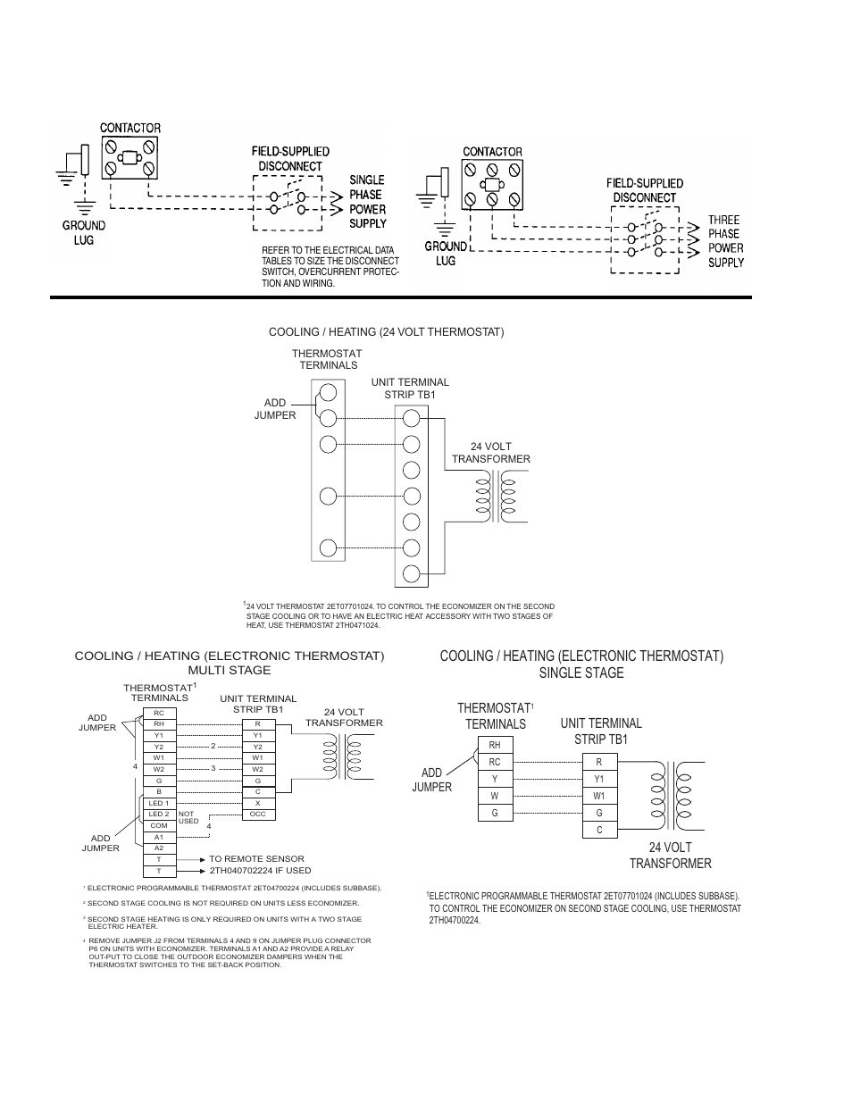 Thermostat, Add jumper | York BQ 036 User Manual | Page 34 / 44