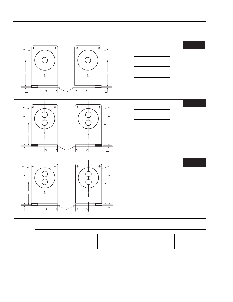 Dimensions (ft.-in.) – nozzle arrangements, Evaporators – compact water boxes | York YR User Manual | Page 28 / 40