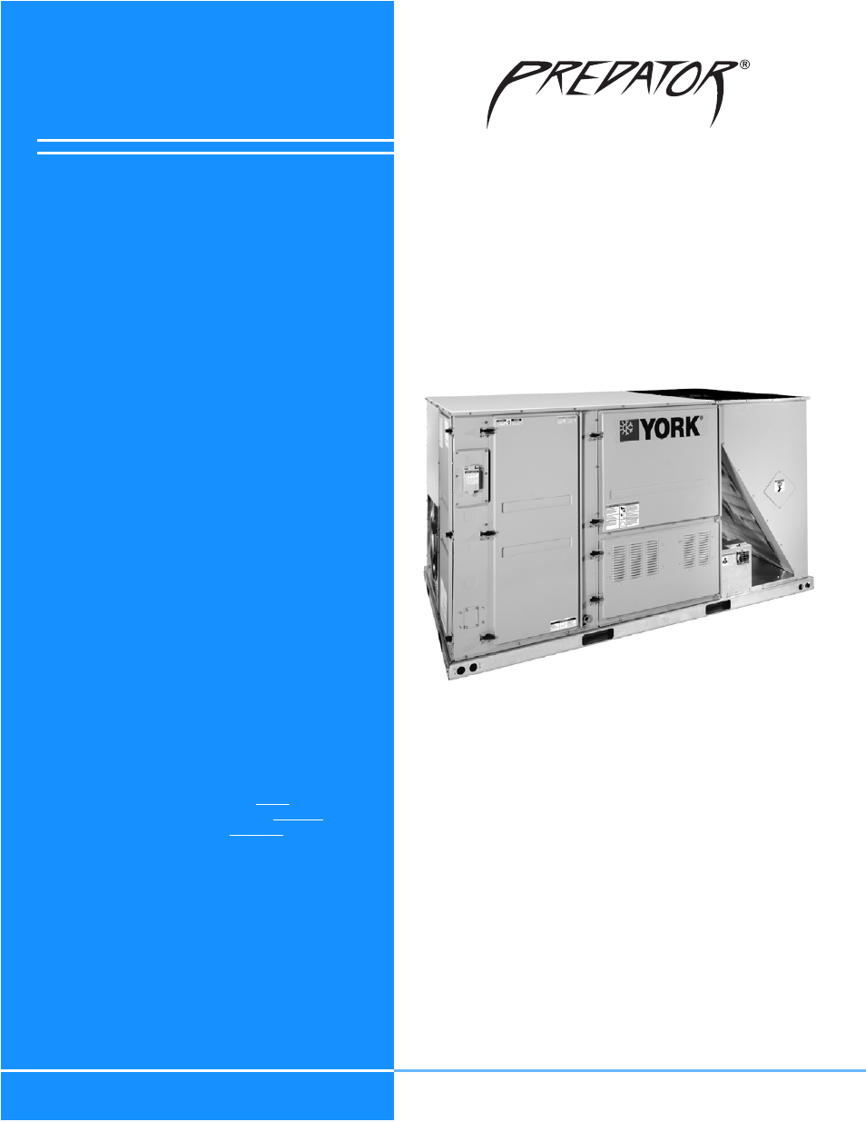 York DM150 User Manual | 60 pages