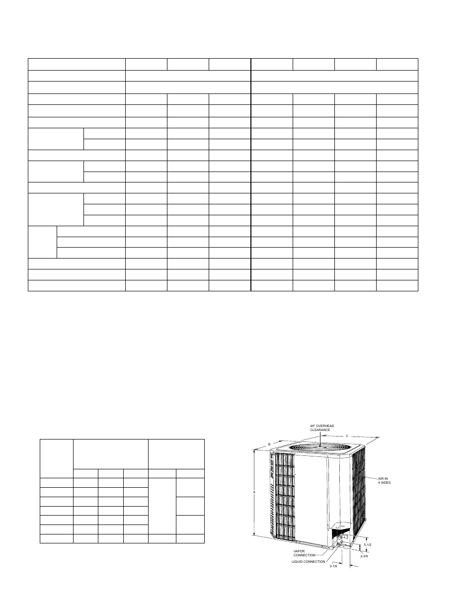 Physical and electrical data | York STELLAR 2000 H*DA012 User Manual | Page 2 / 8