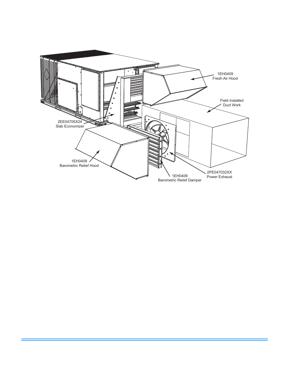 Slab economizer end return w/power exhaust | York PREDATOR R-410A User Manual | Page 135 / 135