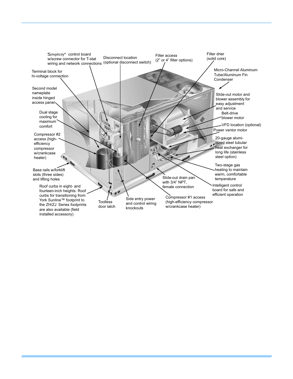 Cooling with gas heat (6 1/2 through 10 tons) | York PREDATOR R-410A User Manual | Page 3 / 135