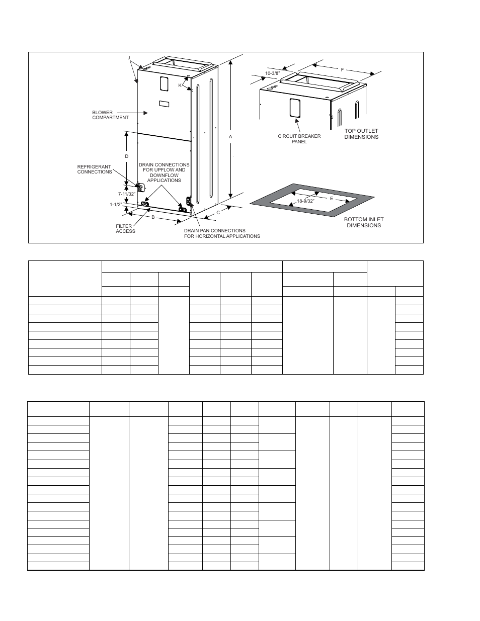 Dimensions | York AHP18 THRU 60 User Manual | Page 2 / 12