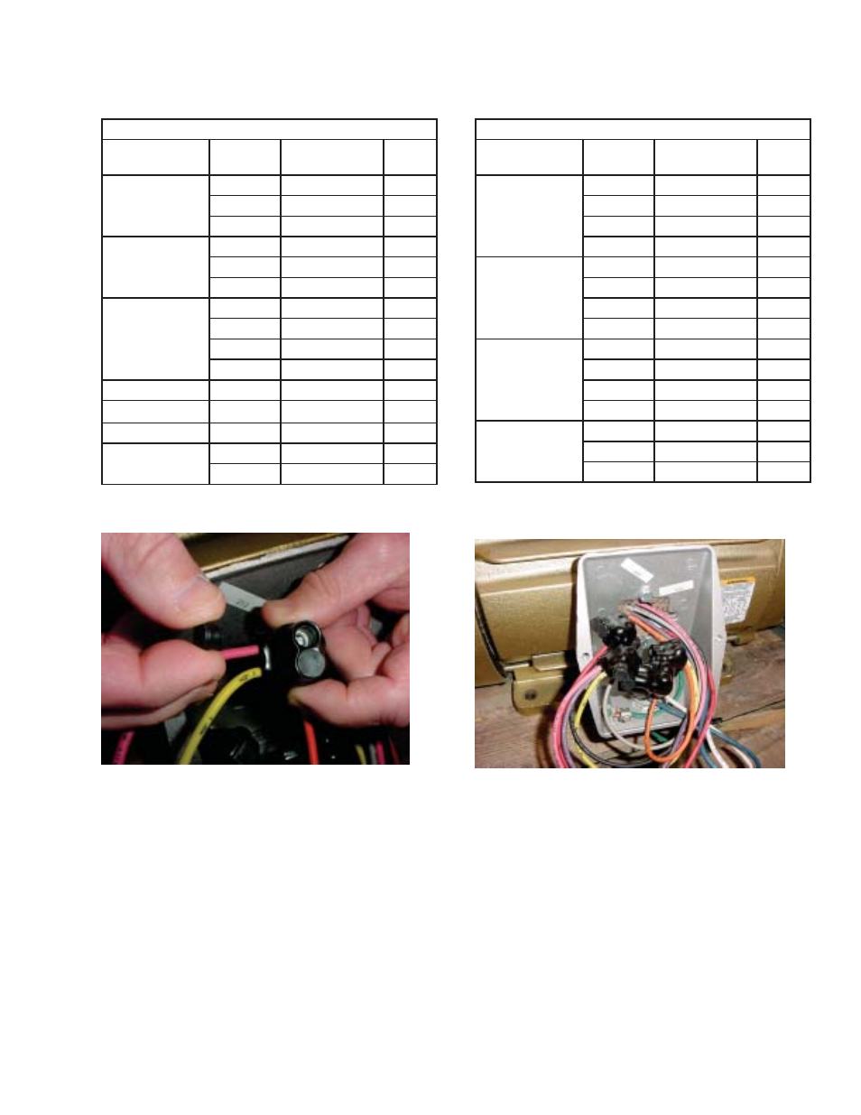 Motor wiring parts | York LDO9688 User Manual | Page 27 / 92