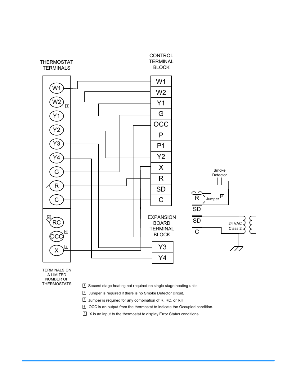 W2 y1 g occ p p1 y2 x r sd c, W1 y3 y4 | York 251934-YTG-J-0910 User Manual | Page 93 / 104