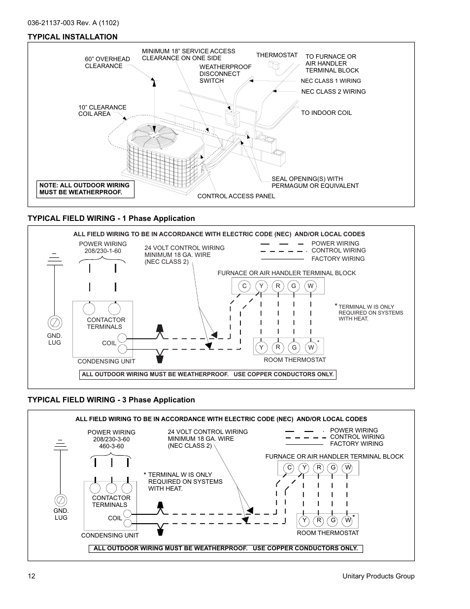 York H*RC018 THRU 060 User Manual | Page 12 / 24