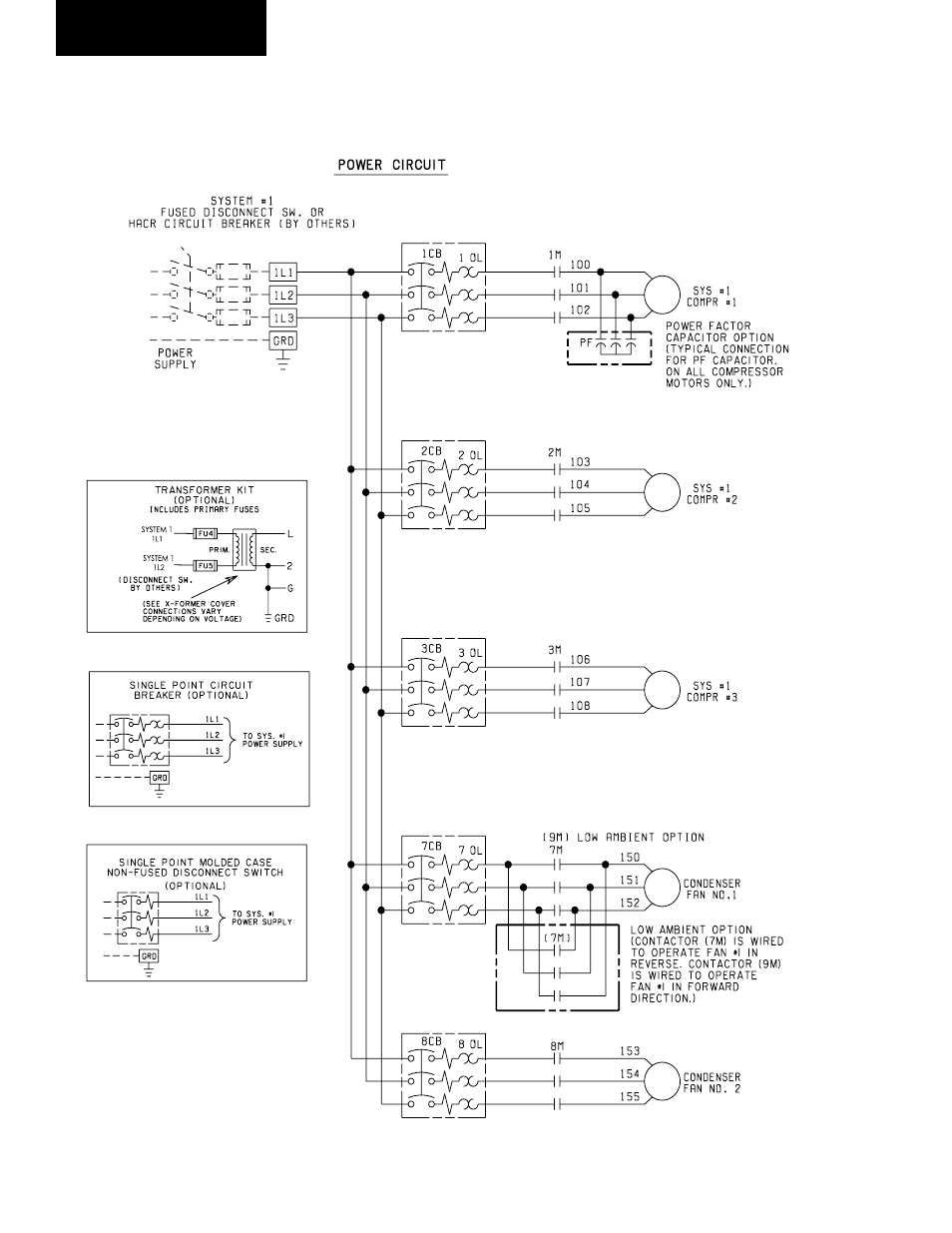 Elementary diagram ycal0034sc, Fig. 14 – elementary diagram | York YCAL0080SC User Manual | Page 118 / 136