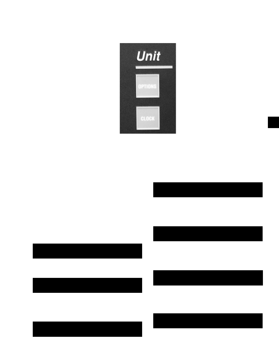 Unit” keys, Options key | York YCAL0080SC User Manual | Page 81 / 136