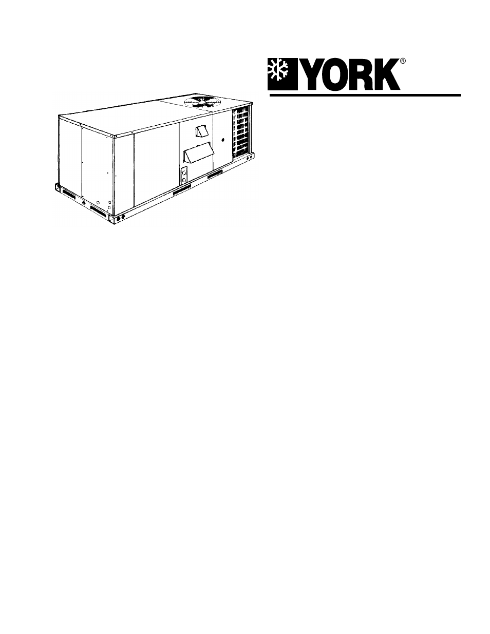 York Sunline 2000 User Manual | 24 pages