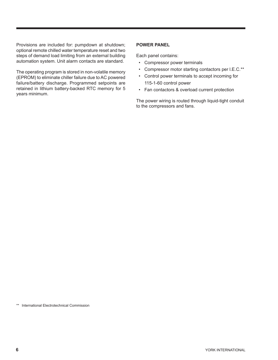 York YCAL0041 User Manual | Page 6 / 80