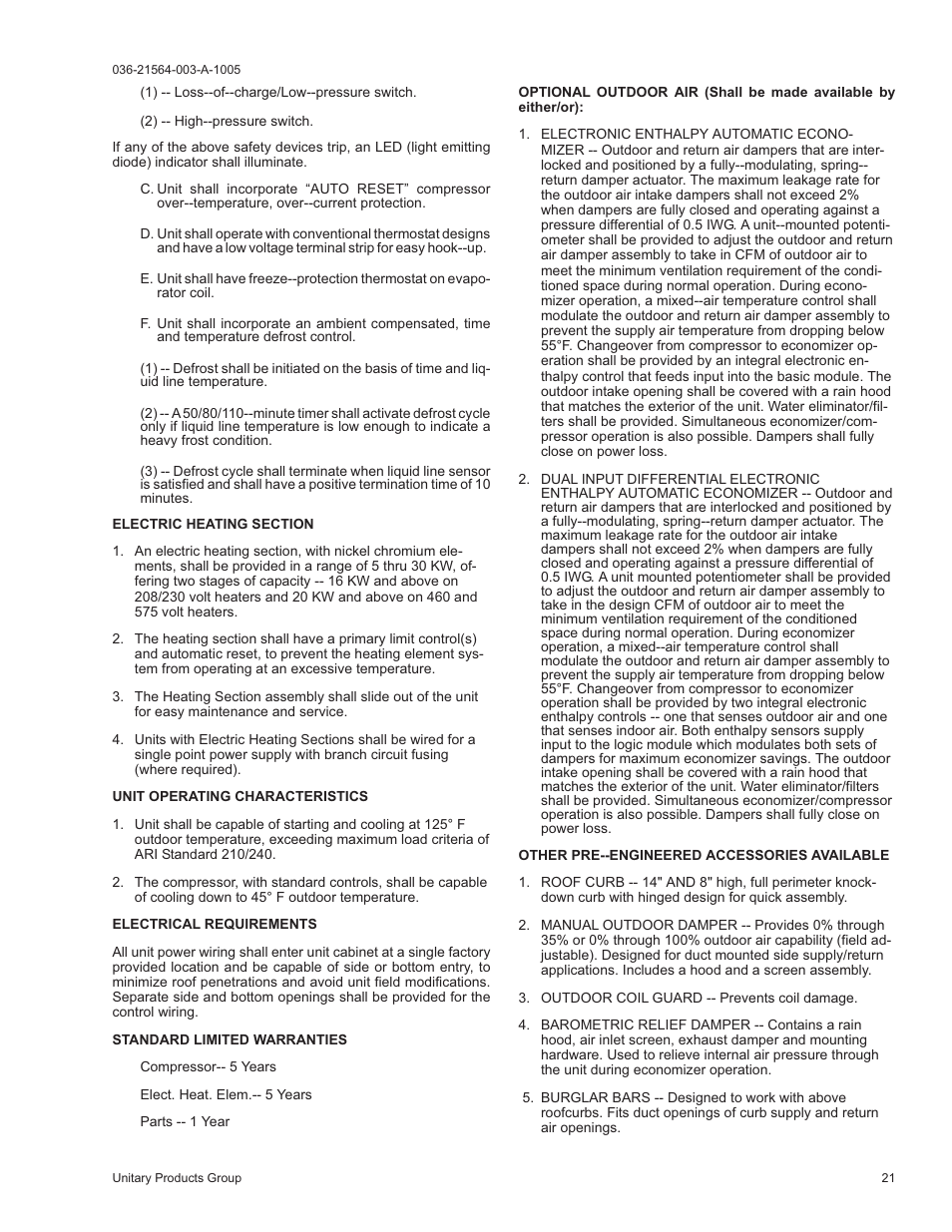 York 2000 User Manual | Page 21 / 24