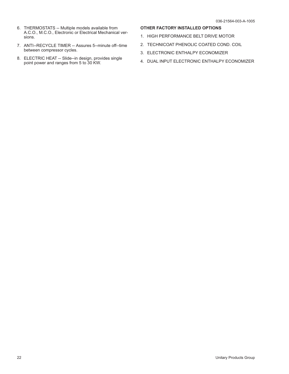 York 2000 User Manual | Page 22 / 24
