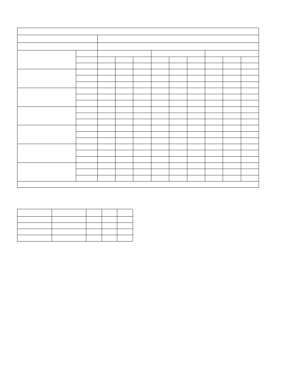 Cooling performance data | York 036-21103-003 User Manual | Page 10 / 16