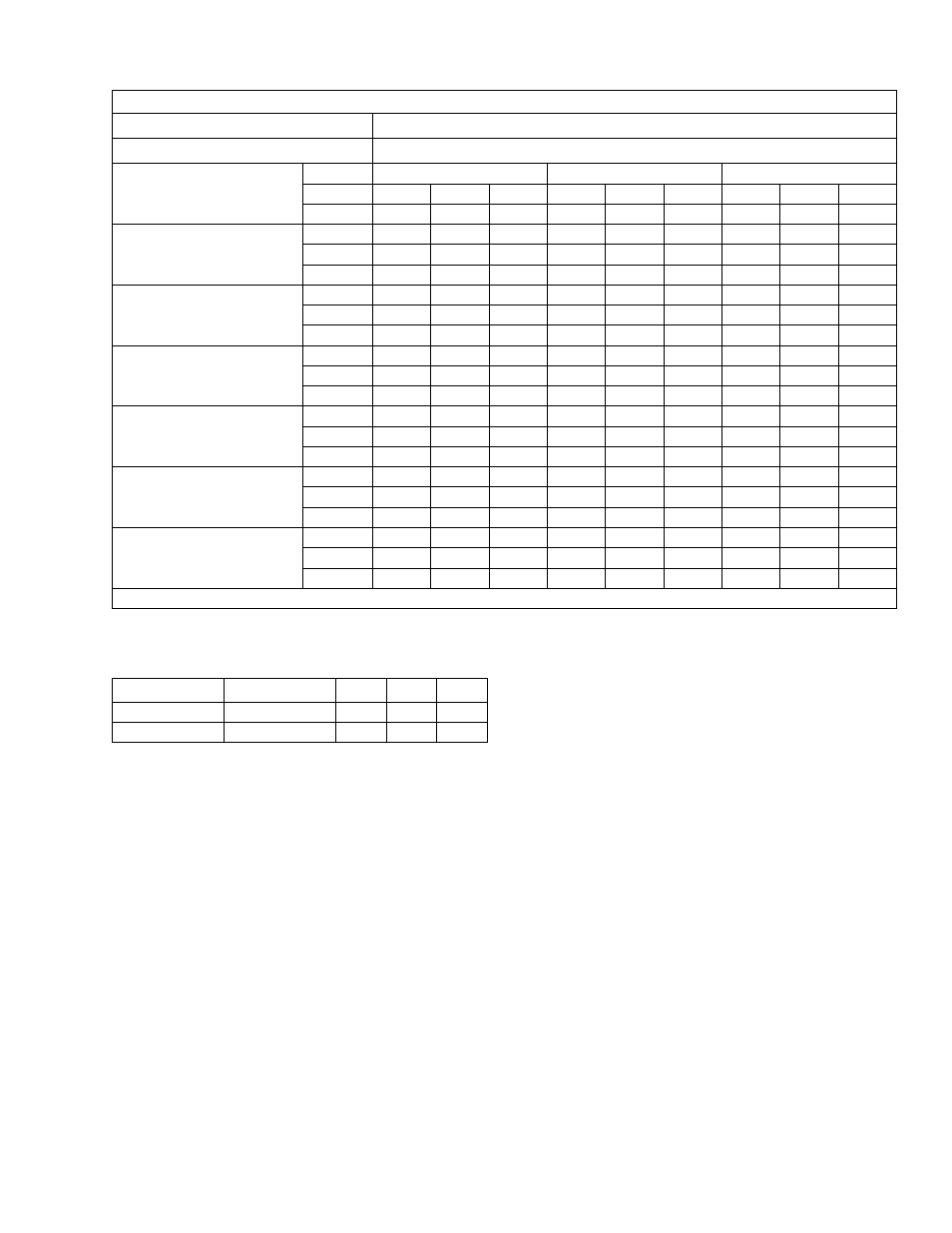 Cooling performance data | York 036-21103-003 User Manual | Page 13 / 16