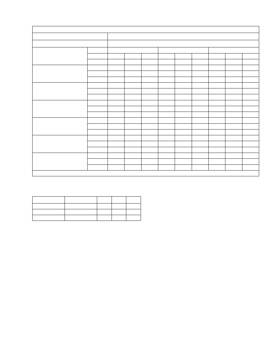 Cooling performance data | York 036-21103-003 User Manual | Page 9 / 16