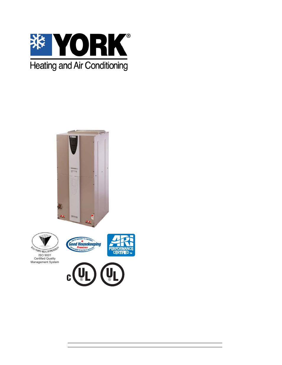 York AVY24 THRU 60 User Manual | 10 pages