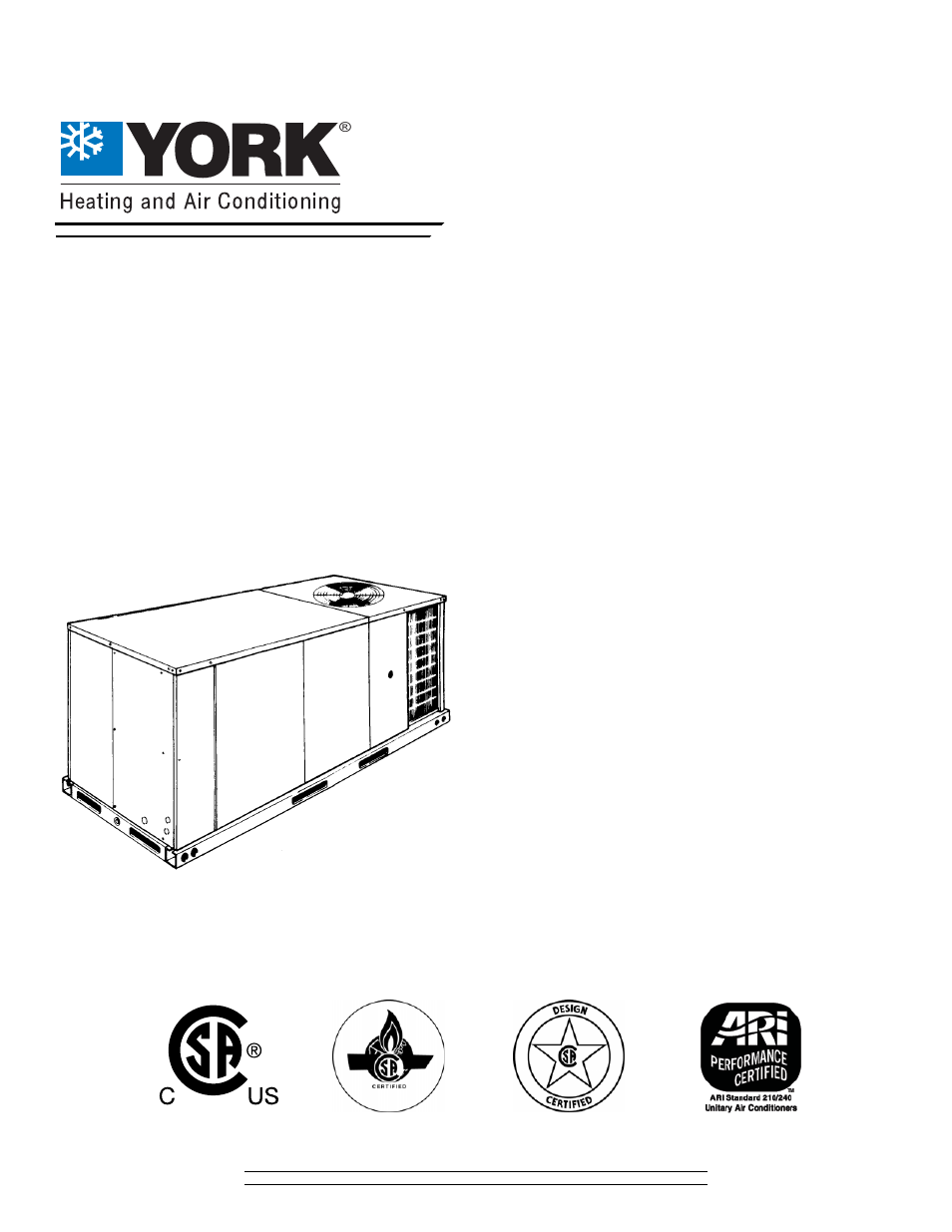 York BP 036 User Manual | 44 pages