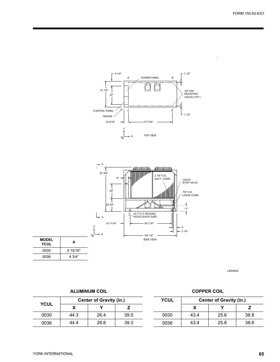 York YCUL0016 User Manual | Page 65 / 124