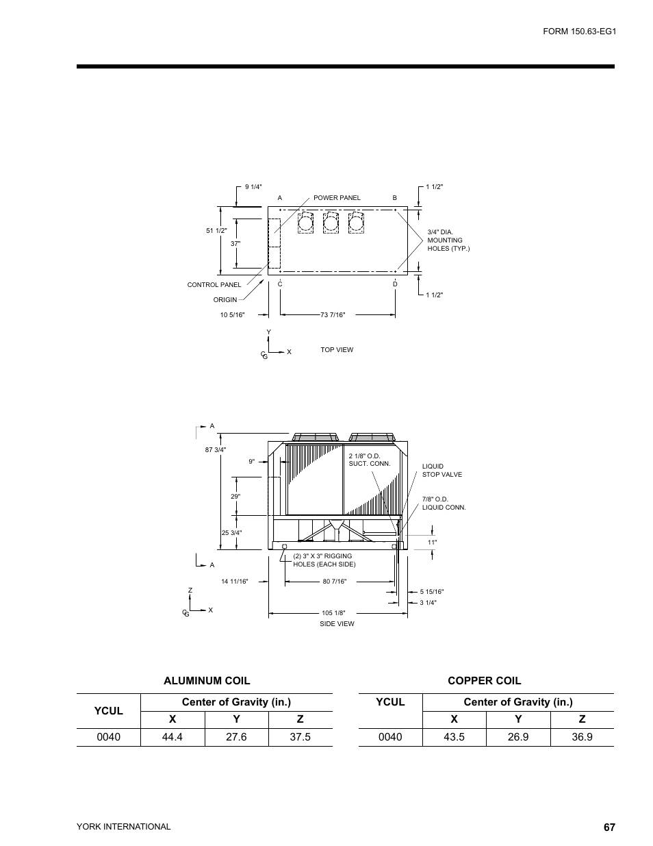 York YCUL0016 User Manual | Page 67 / 124