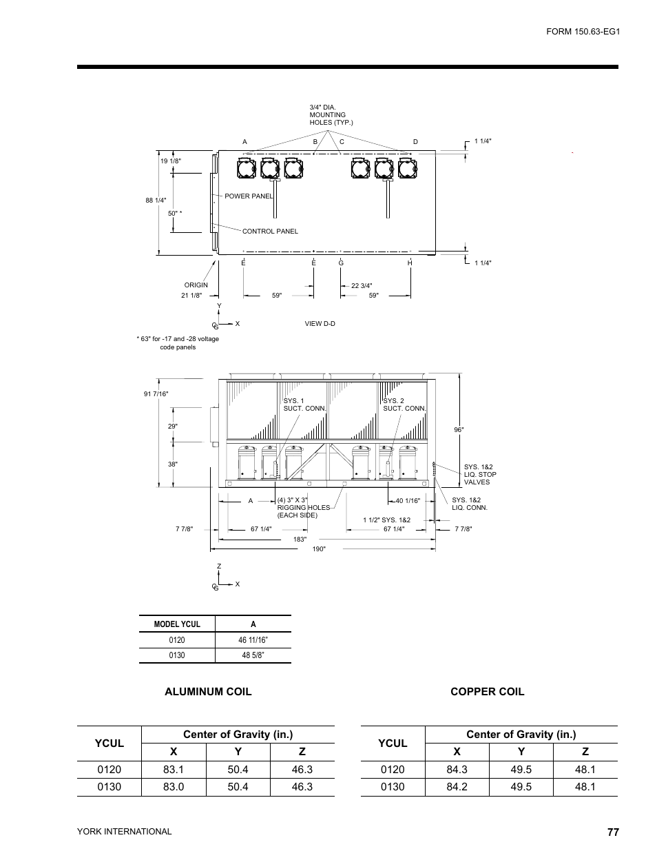 York YCUL0016 User Manual | Page 77 / 124