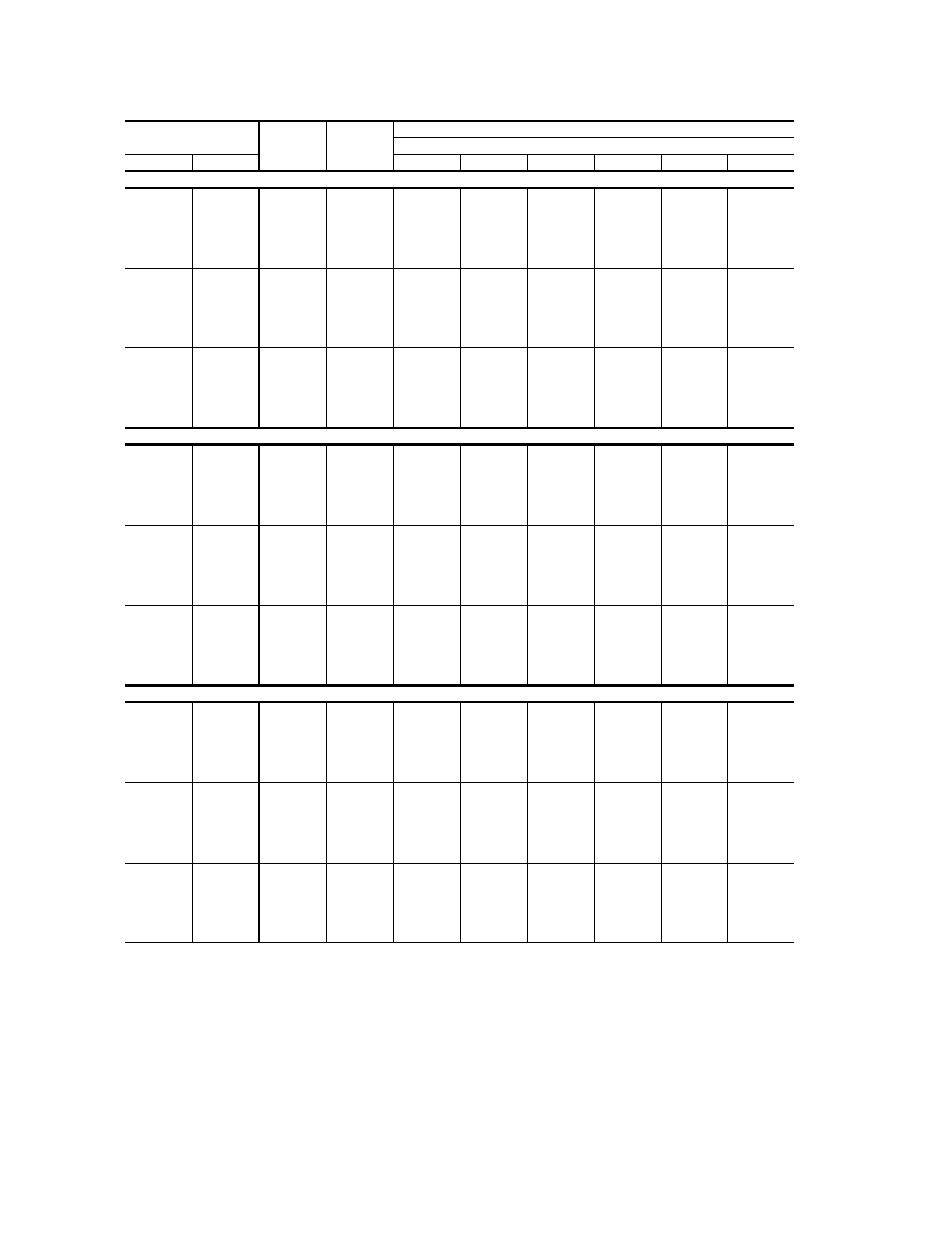 Cooling capacities (m, S air flow) - 240 units | York SUNLINE 2000 D3CG User Manual | Page 6 / 20