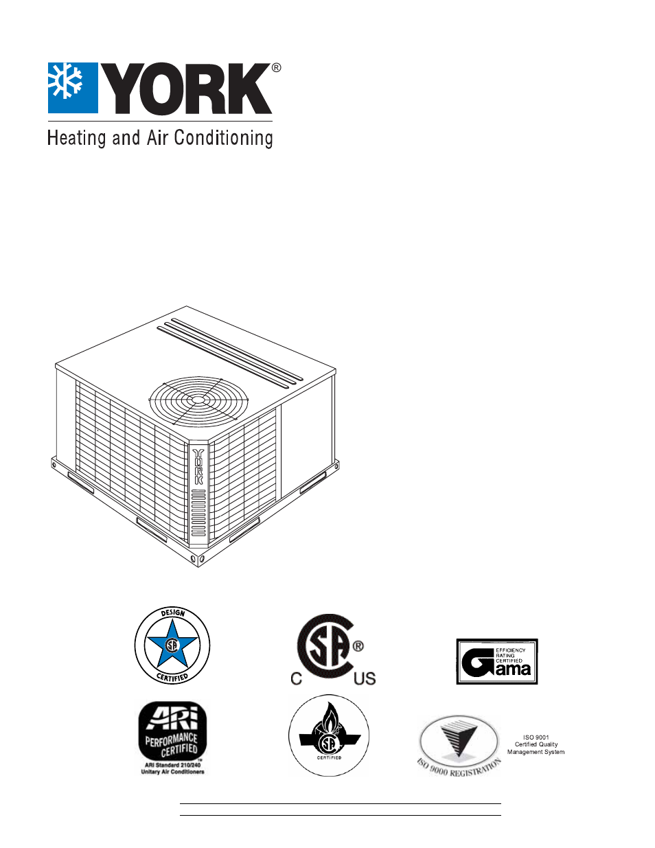 York AFFINITY R-410A User Manual | 56 pages