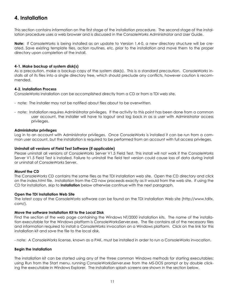Installation | York Version 1.5.0 User Manual | Page 15 / 42