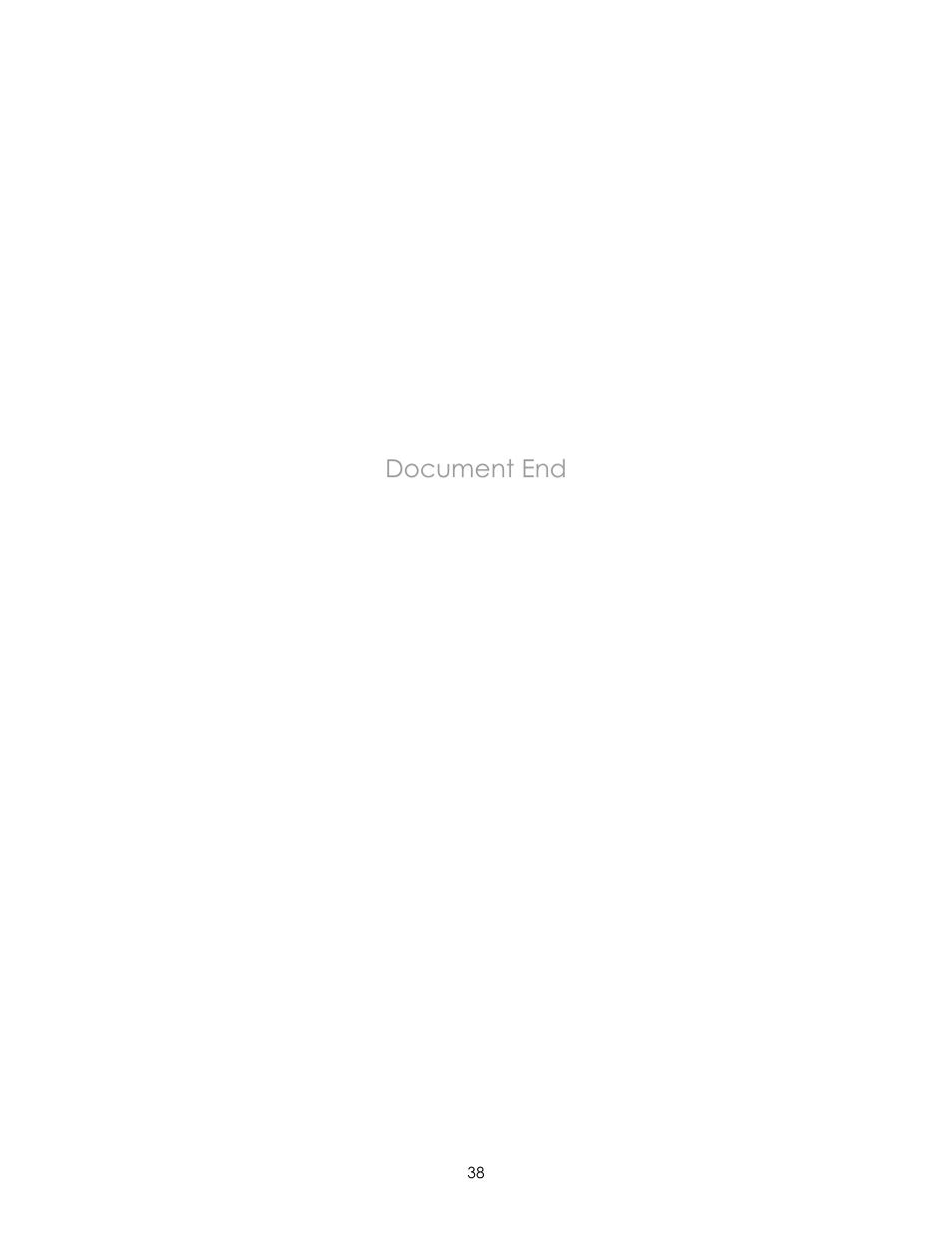Document end | York Version 1.5.0 User Manual | Page 42 / 42