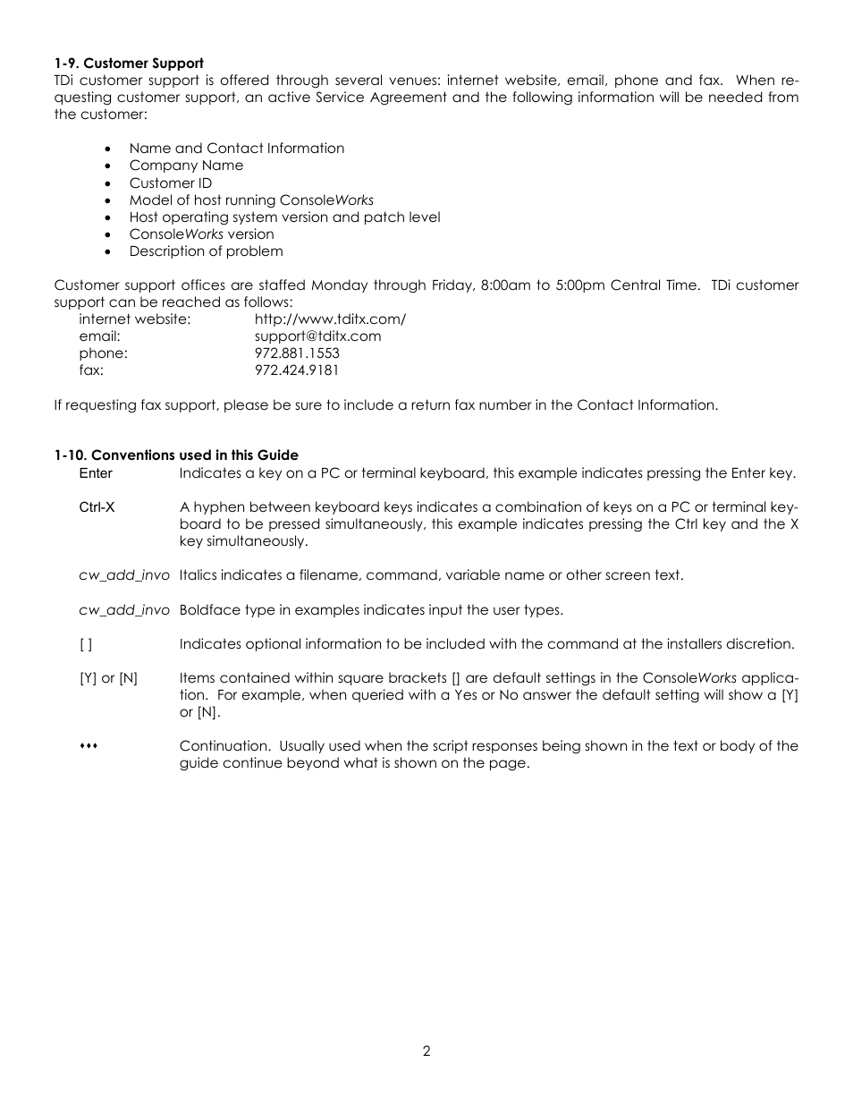 York Version 1.5.0 User Manual | Page 6 / 42