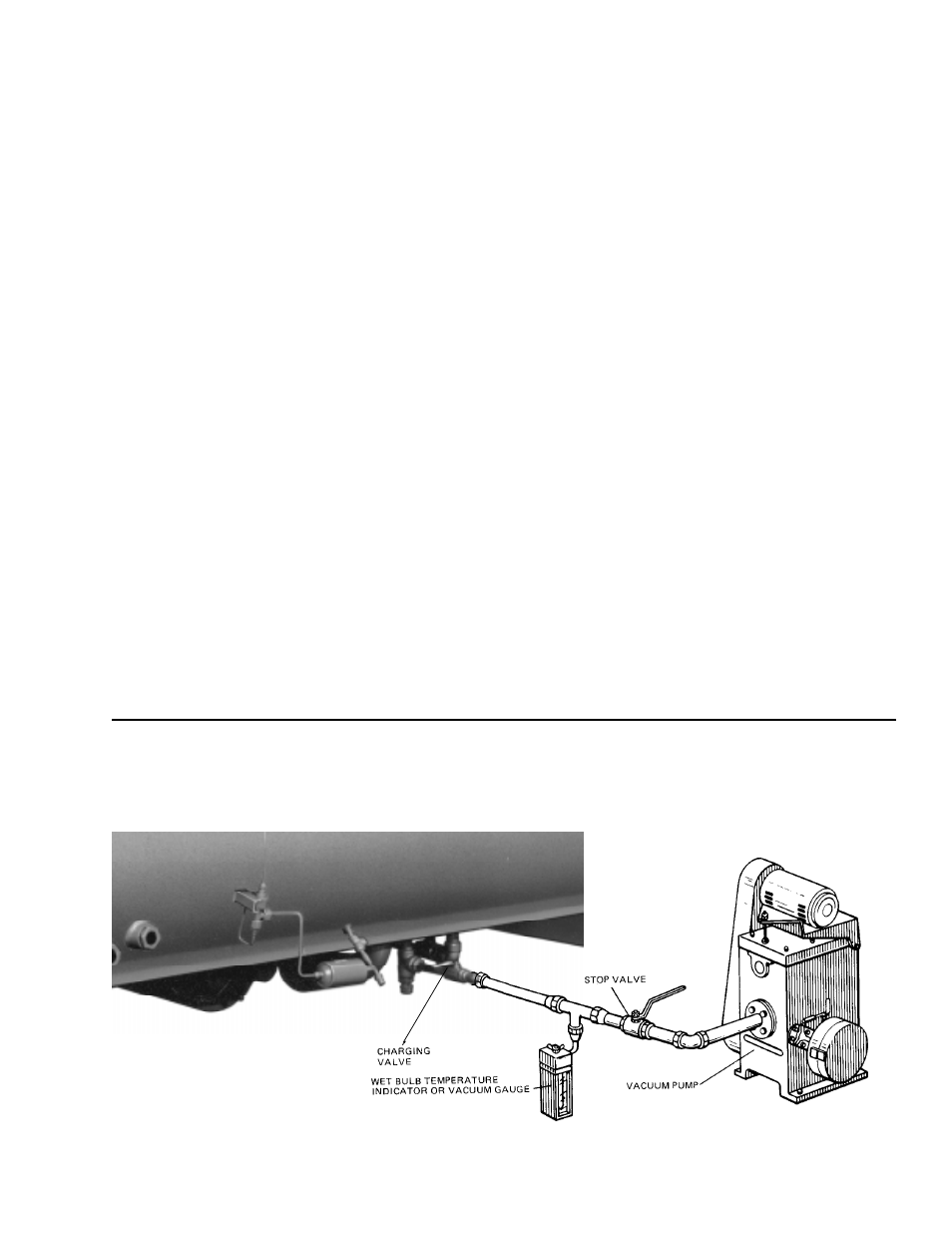 Section 7, Maintenance, Renewal parts | Checking system for leaks, Evacuation and dehydration of unit, Fig. 21 – evacuation of chiller | York Millennium YK M3 M3 G4 THRU YK S6 S4 J2 User Manual | Page 49 / 60