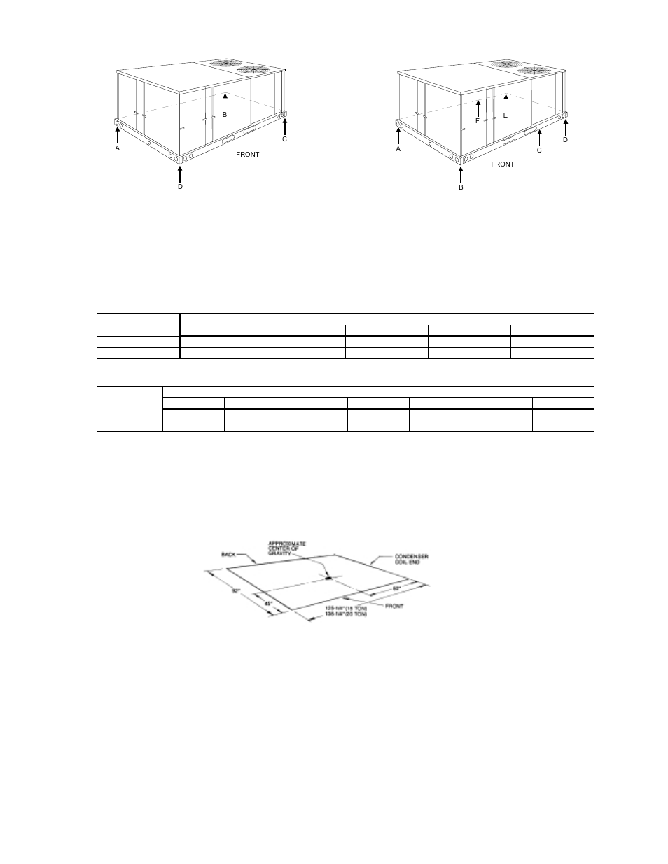 4 point loads, 6 point loads | York SUNLINE 2000 B1CH240 User Manual | Page 10 / 20