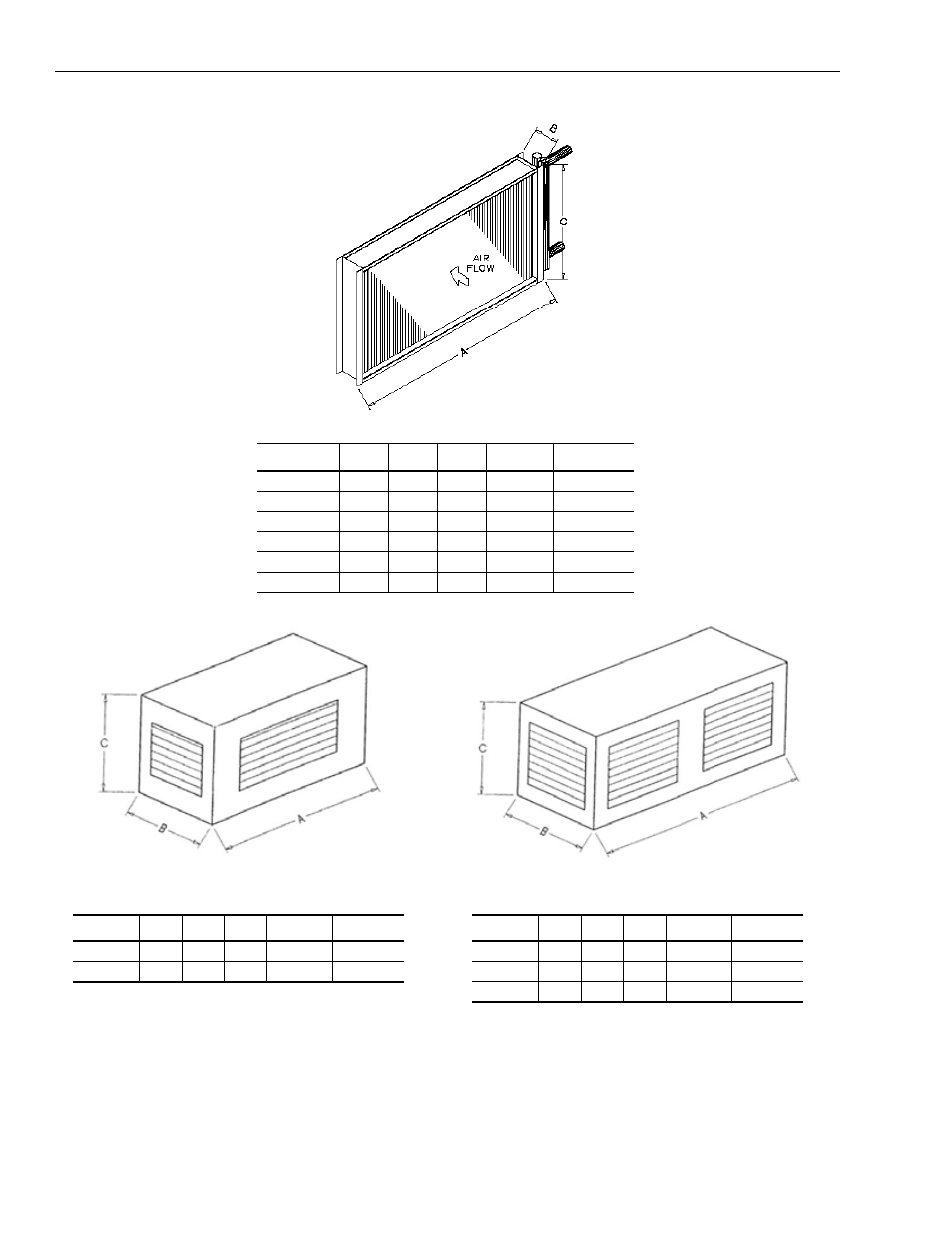 Johnson controls unitary products, Plenum dimensions (inches) | York CH060 User Manual | Page 24 / 28