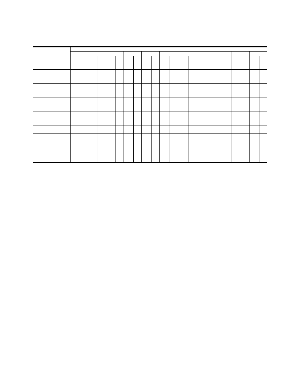 10 bottom supply air blower performance, 208 volt | York AFFINITY 291627-YTG-B-0807 User Manual | Page 15 / 32